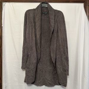 BAREFOOT DREAMS Size XS/Small Charcoal‎ Gray Cozychic Lite Cardigan Soft Pocket